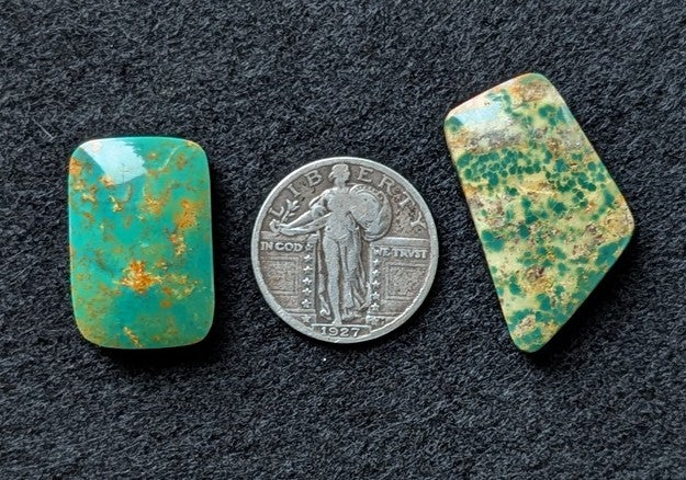 Old Hardy Pit Turquoise Cabochon