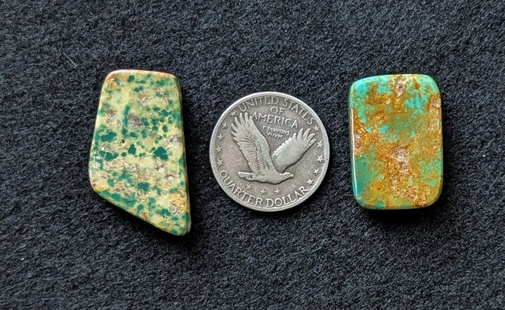 Old Hardy Pit Turquoise Cabochon