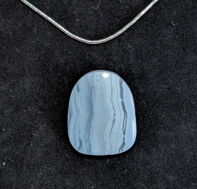 Blue Lace Agate Cabochon