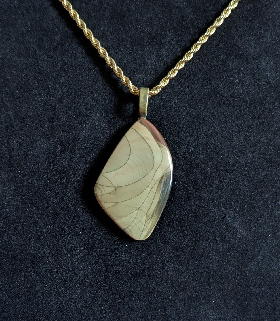 Bruneau Jasper Pendant with chain