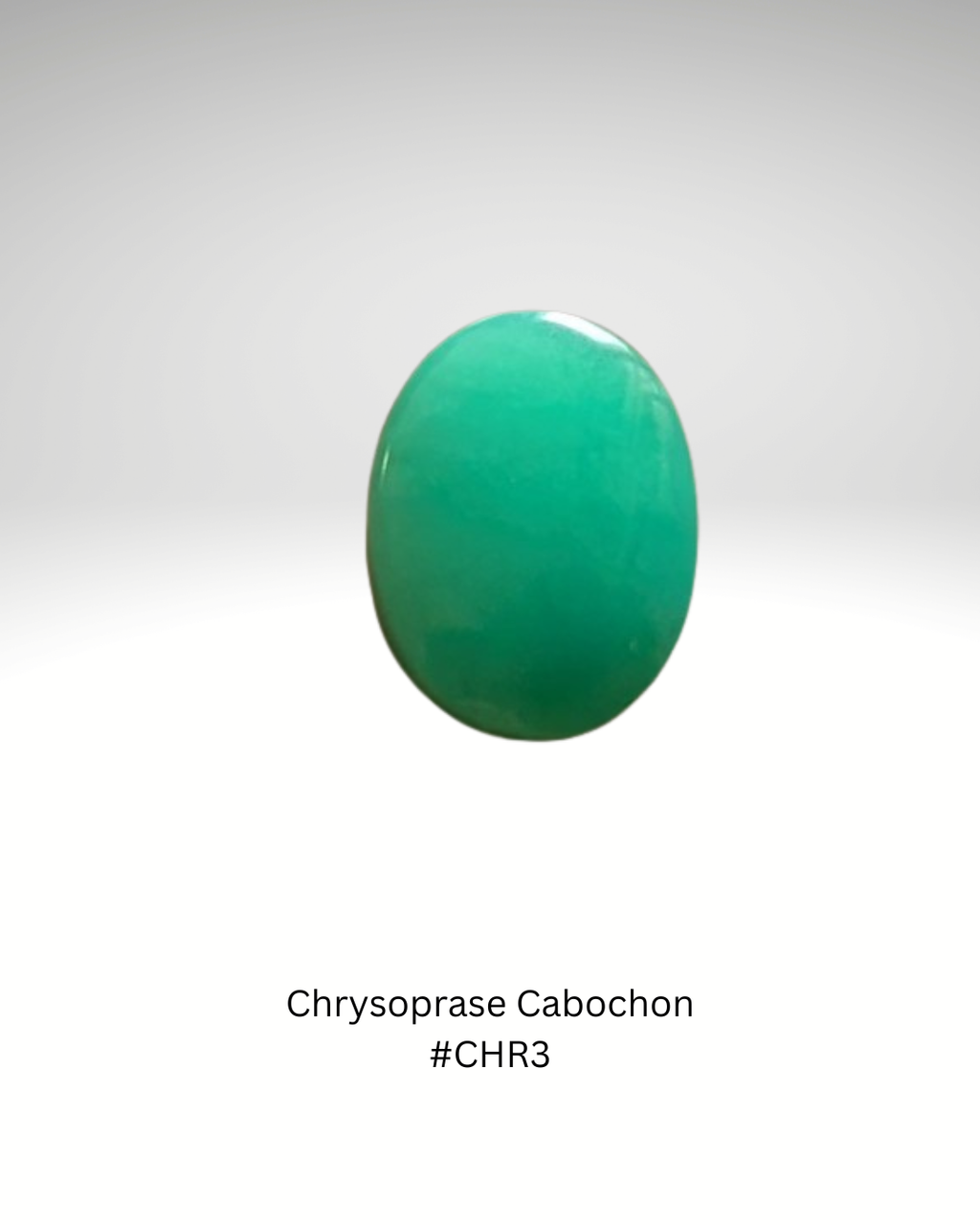 Oval Chrysoprase Cabochon
