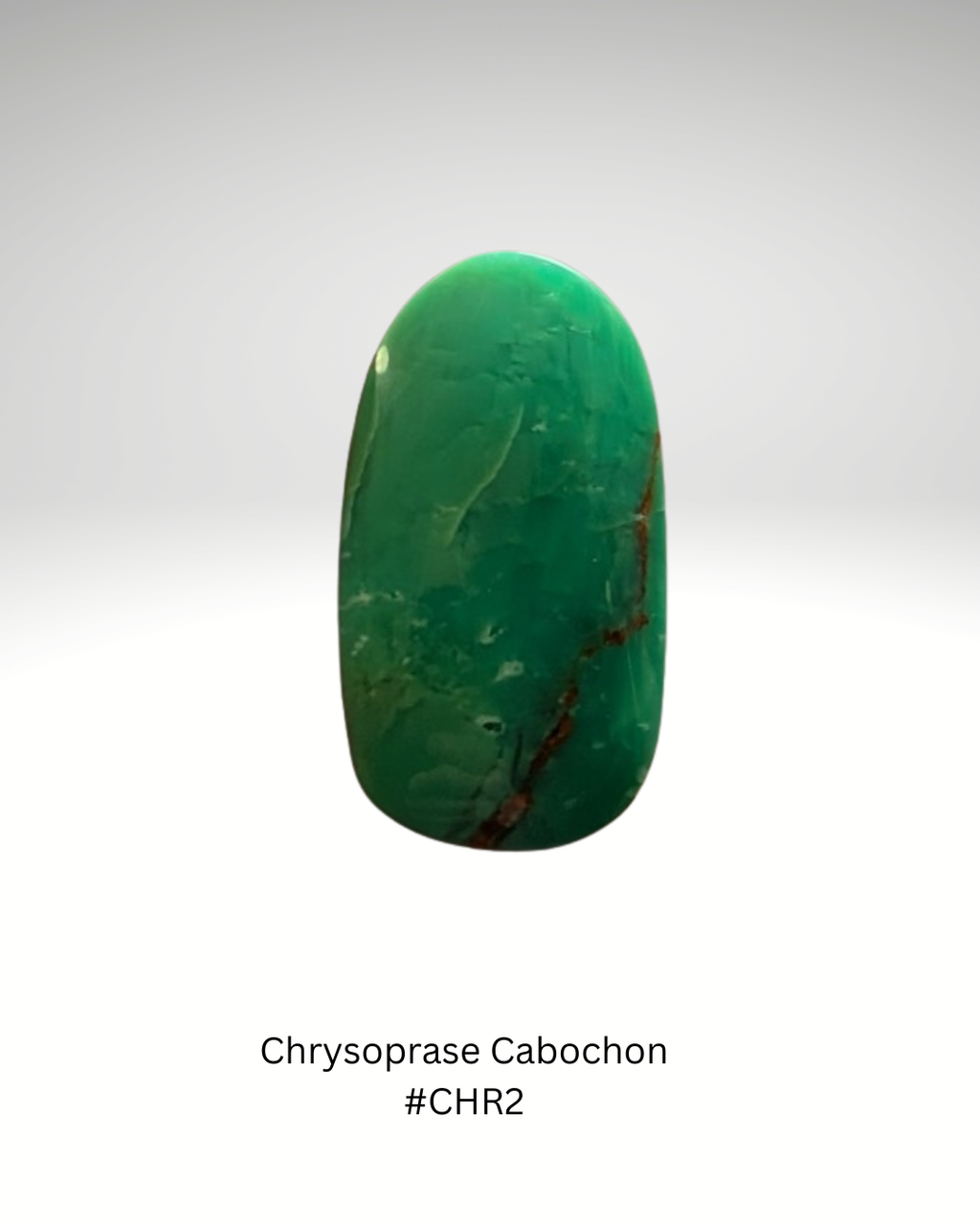 Large, Intriguing Australian Chrysoprase Cabochon