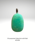 Chrysoprase Pendant with Bail