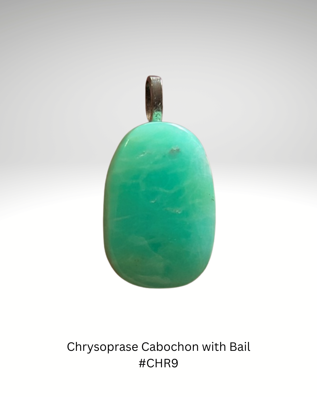 Chrysoprase Pendant with Bail