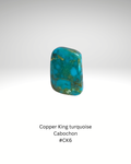 Copper King Turquoise Freeform Cabochon