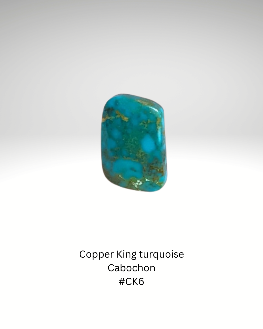 Copper King Turquoise Freeform Cabochon