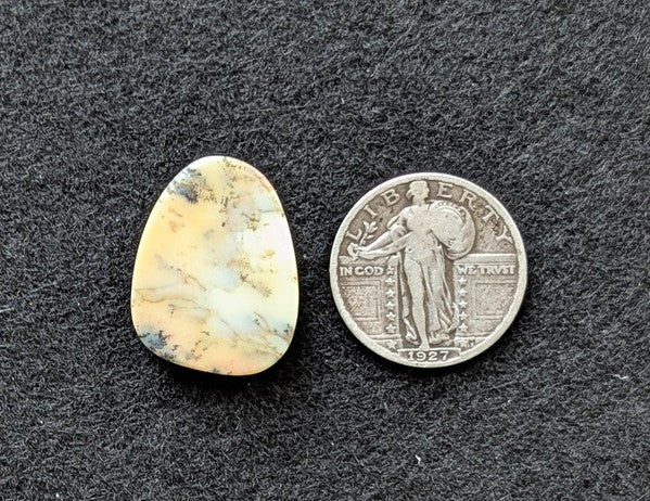 Dendritic Common Opal Cabochon