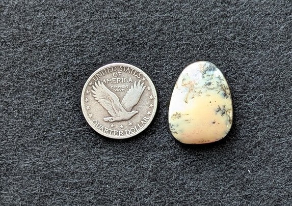 Dendritic Common Opal Cabochon