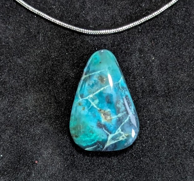 Gem Chrysocolla Cabochon