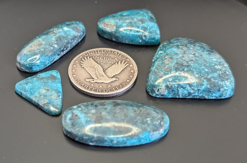 5 Ithaca Peak Turquoise Cabochons