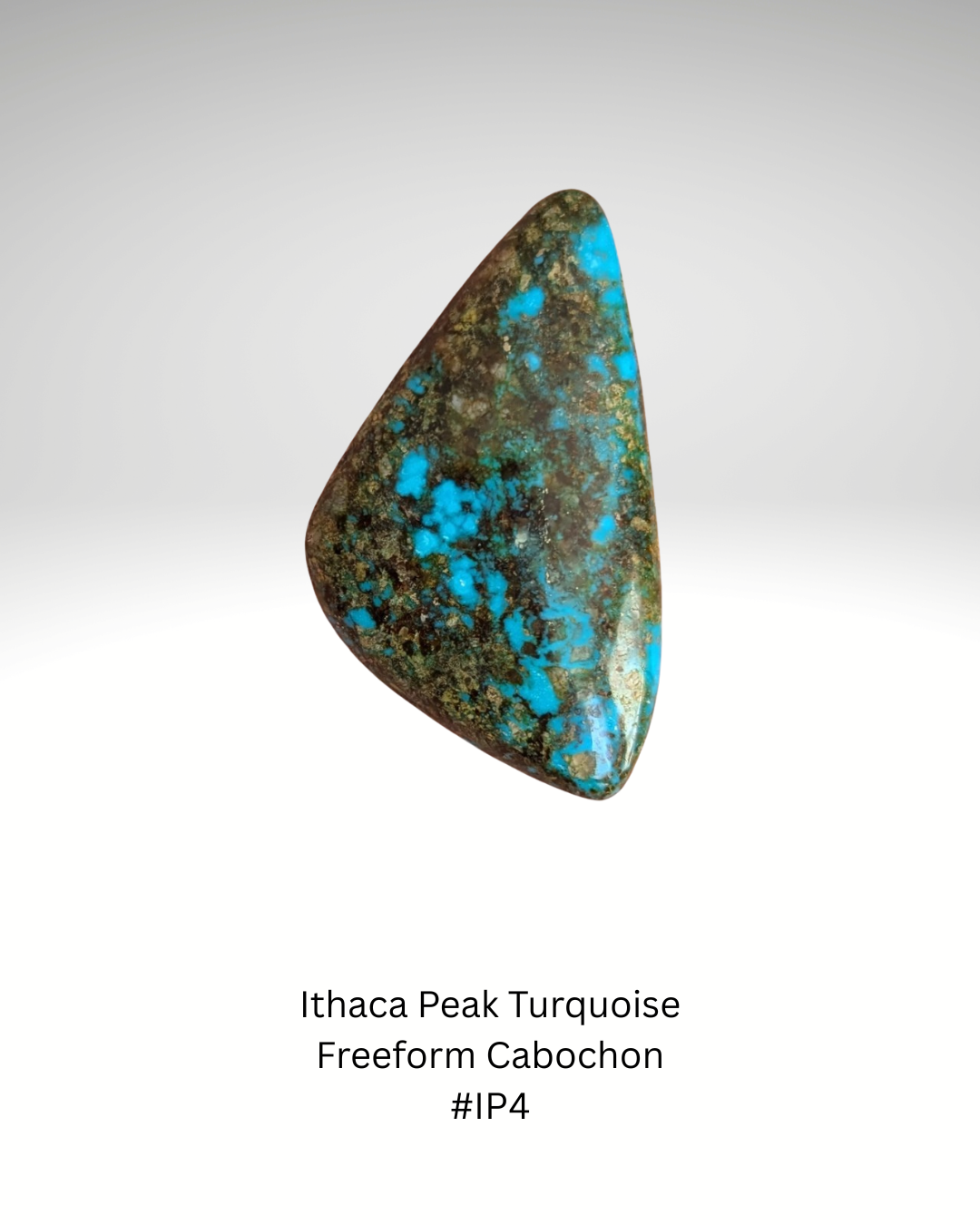 Exquisite Ithaca Peak Turquoise Freeform Cabochon