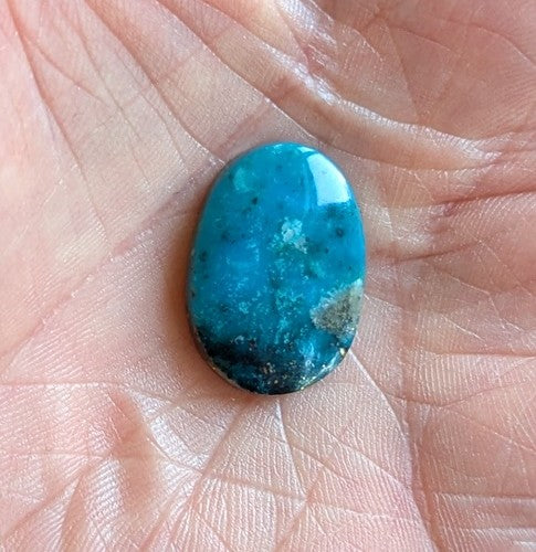 Group of 3 Ithaca Peak Turquoise Cabochons