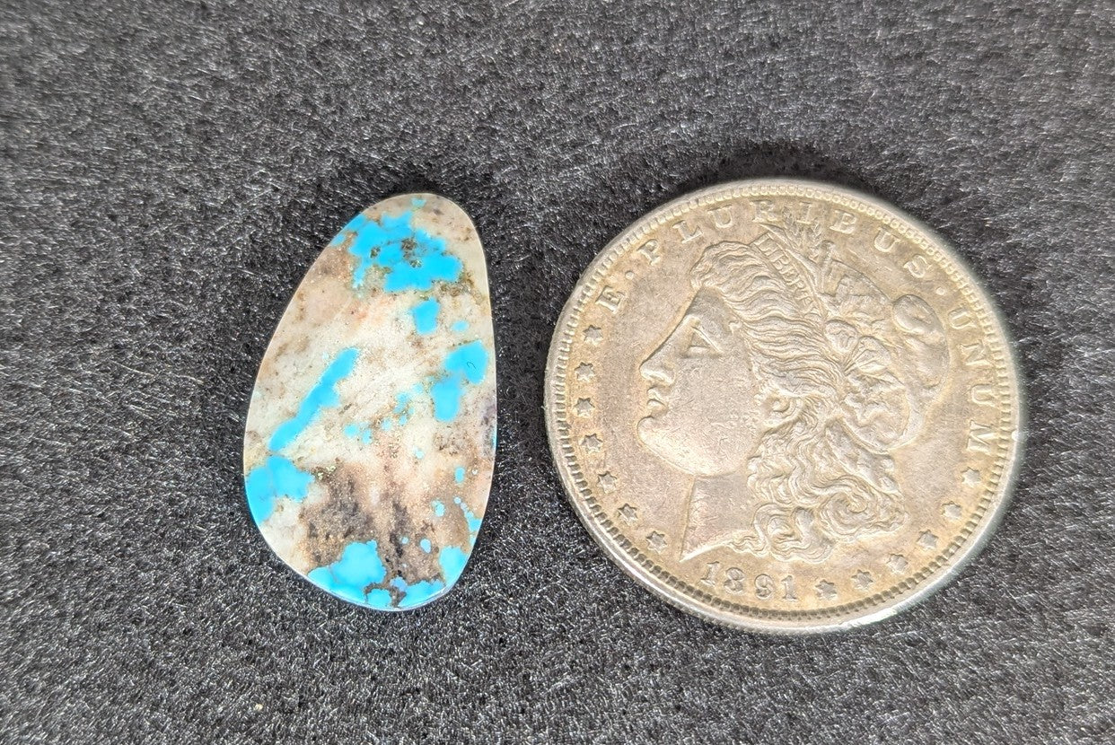 Freeform Kingman Turquoise Cabochon