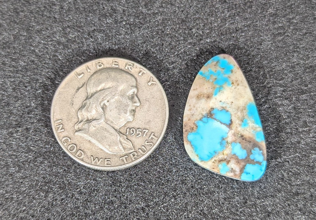 Gorgeous Freeform Kingman Turquoise Cabochon