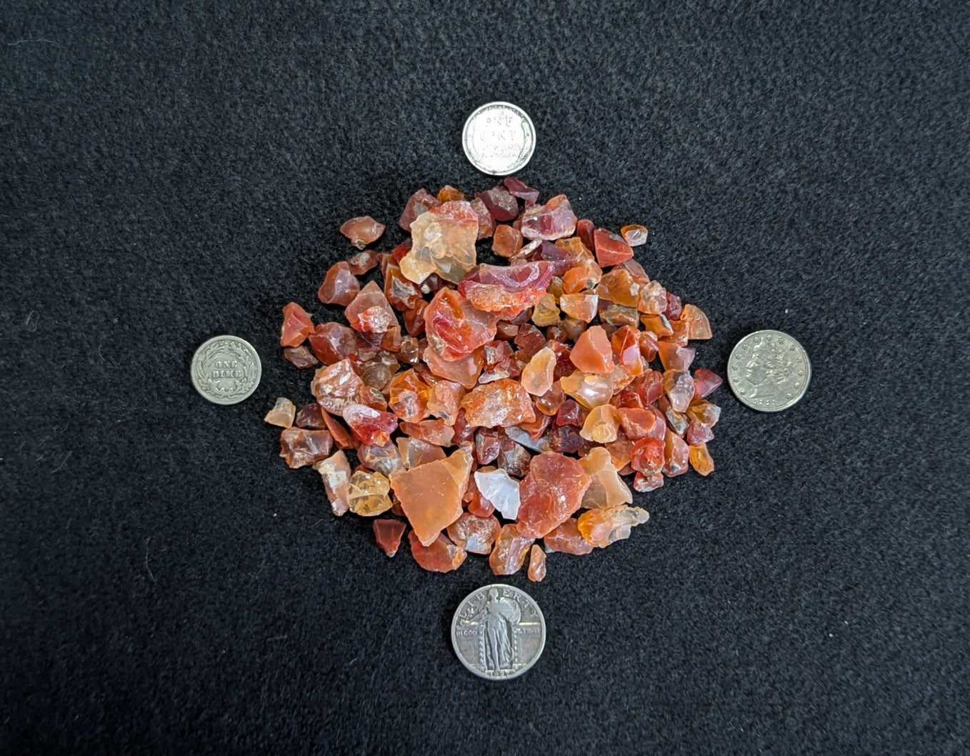 Jar of Mexican Fire Opals