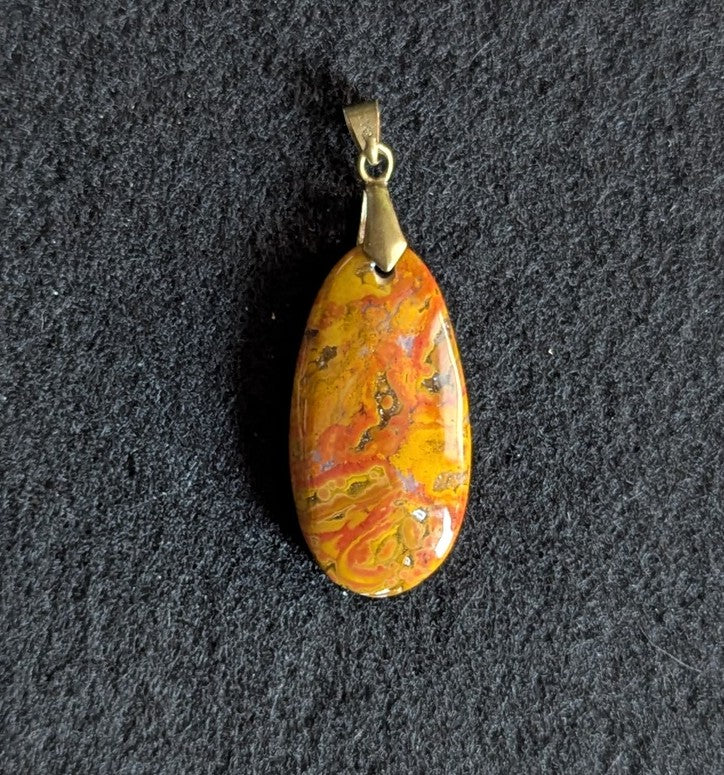 Morocco Jasper Agate Pendant with chain