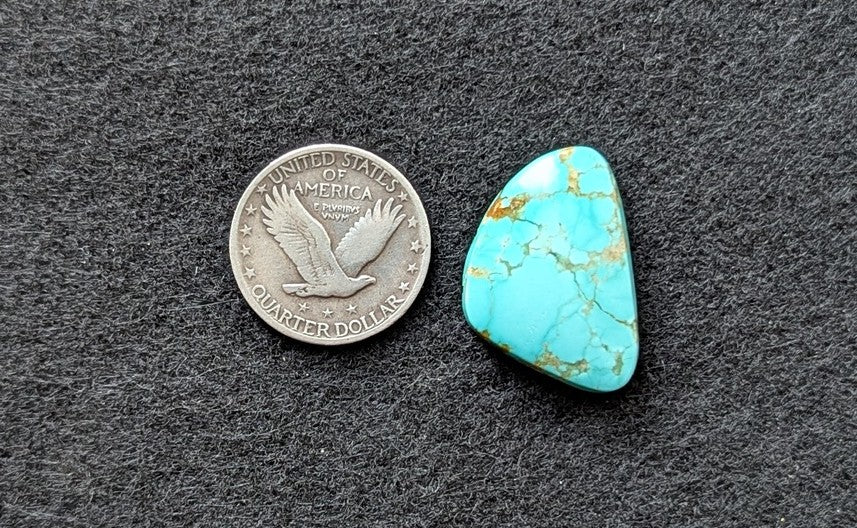 Number 8 Turquoise Freeform Cabochon