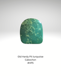 Green Webbed Old Hardy Pit Turquoise Cabochon