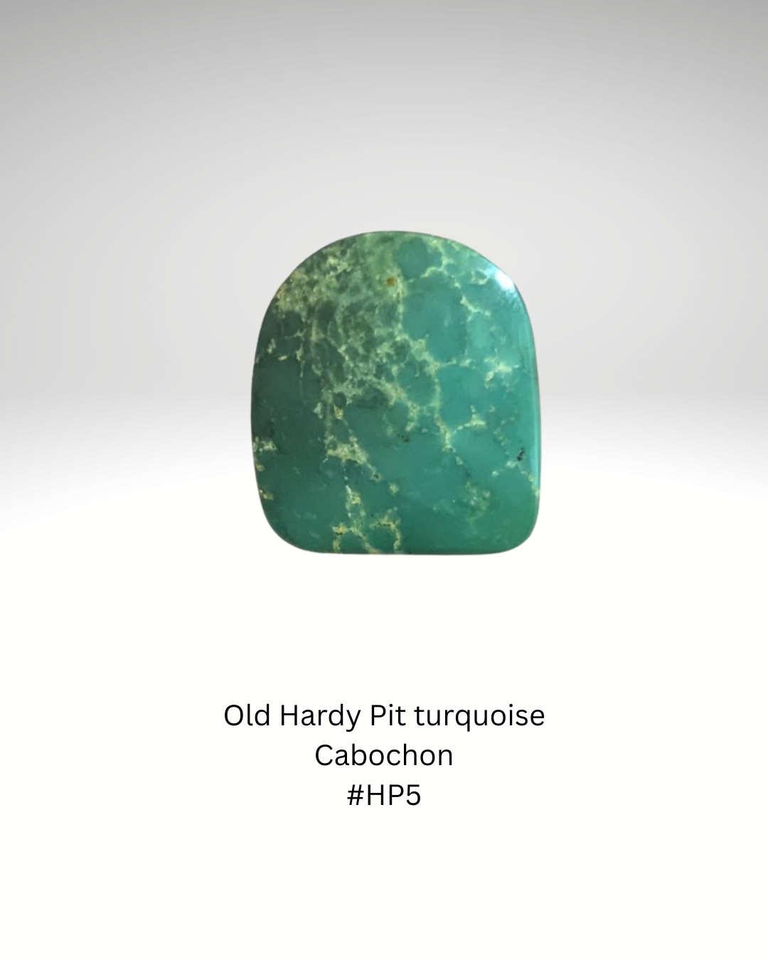 Green Webbed Old Hardy Pit Turquoise Cabochon