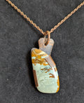 Rocky Butte Picture Jasper Pendant with Copper Chain