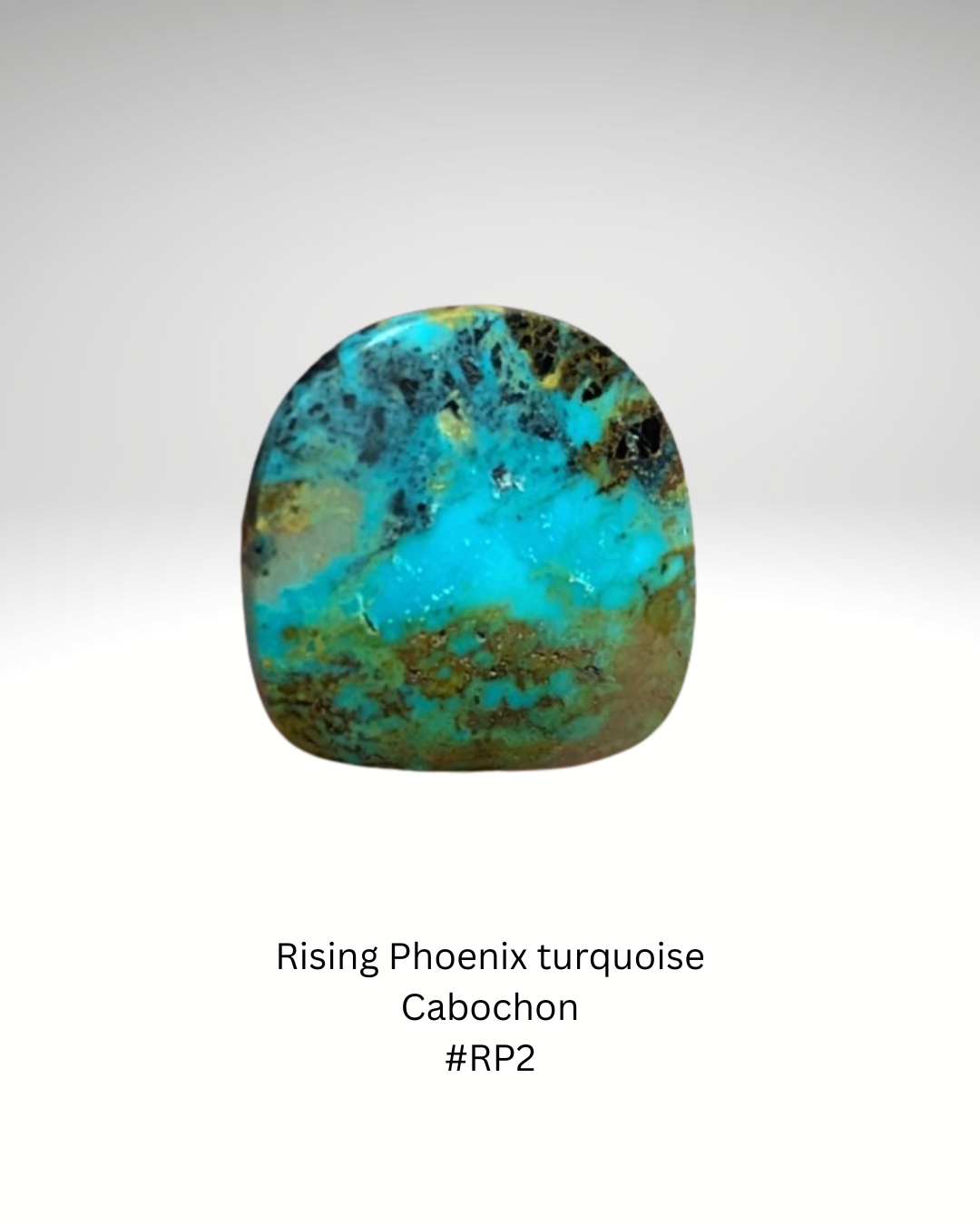 Exquisite Rising Phoenix Turquoise Cabochon