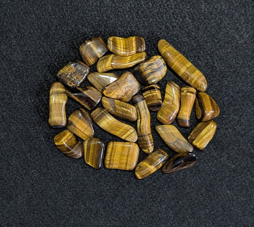 Golden Brown Tiger's Eye Assortment-25 pieces