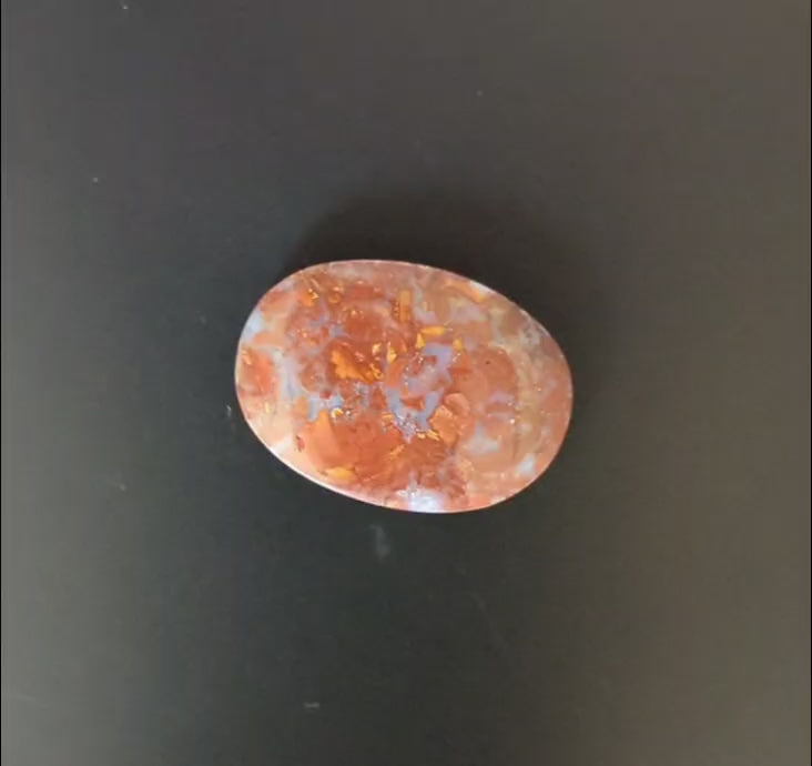 Plume Agate Cabochon