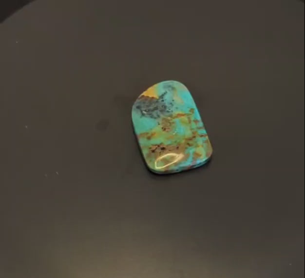 Freeform Rising Phoenix Turquoise Cabochon