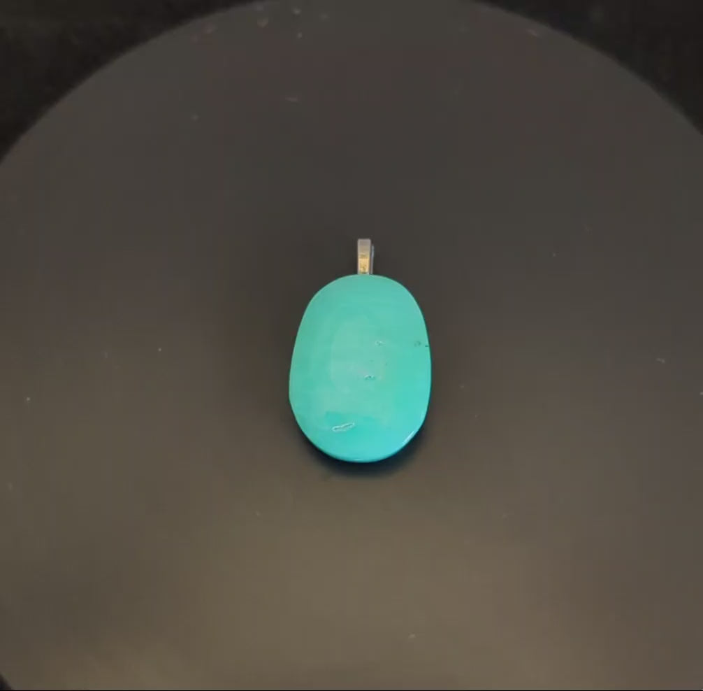 Chrysoprase Pendant with Bail