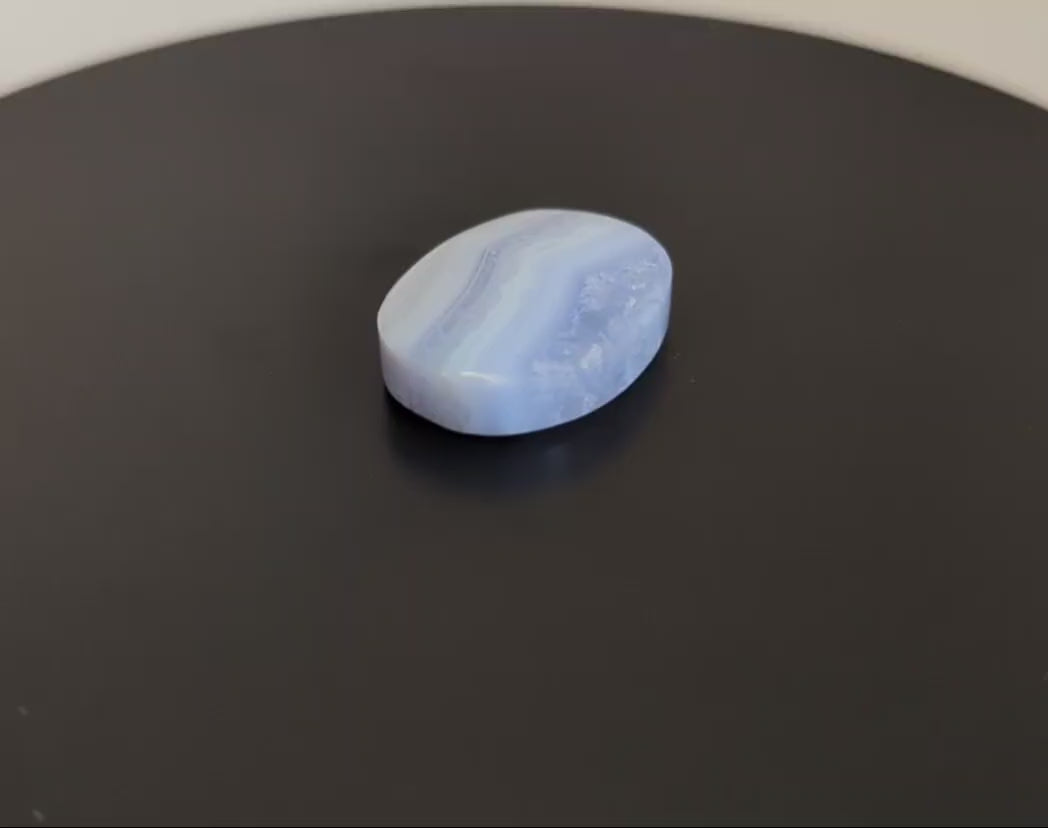 Blue Lace Agate Cabochon