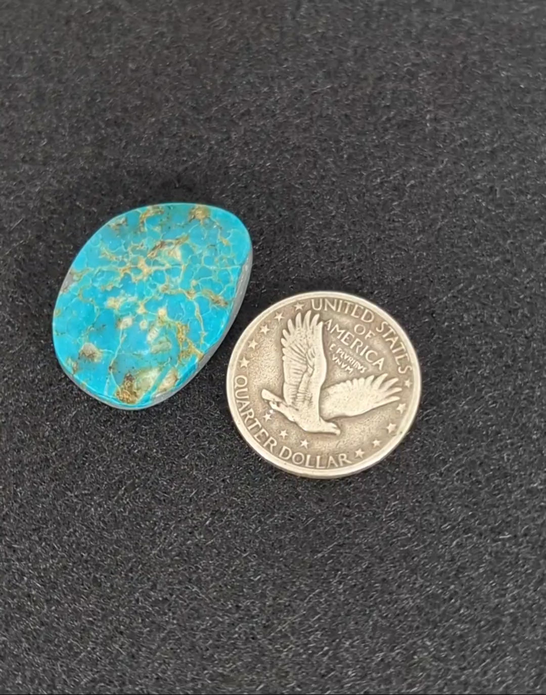 Freeform Ithaca Peak Turquoise Cabochon